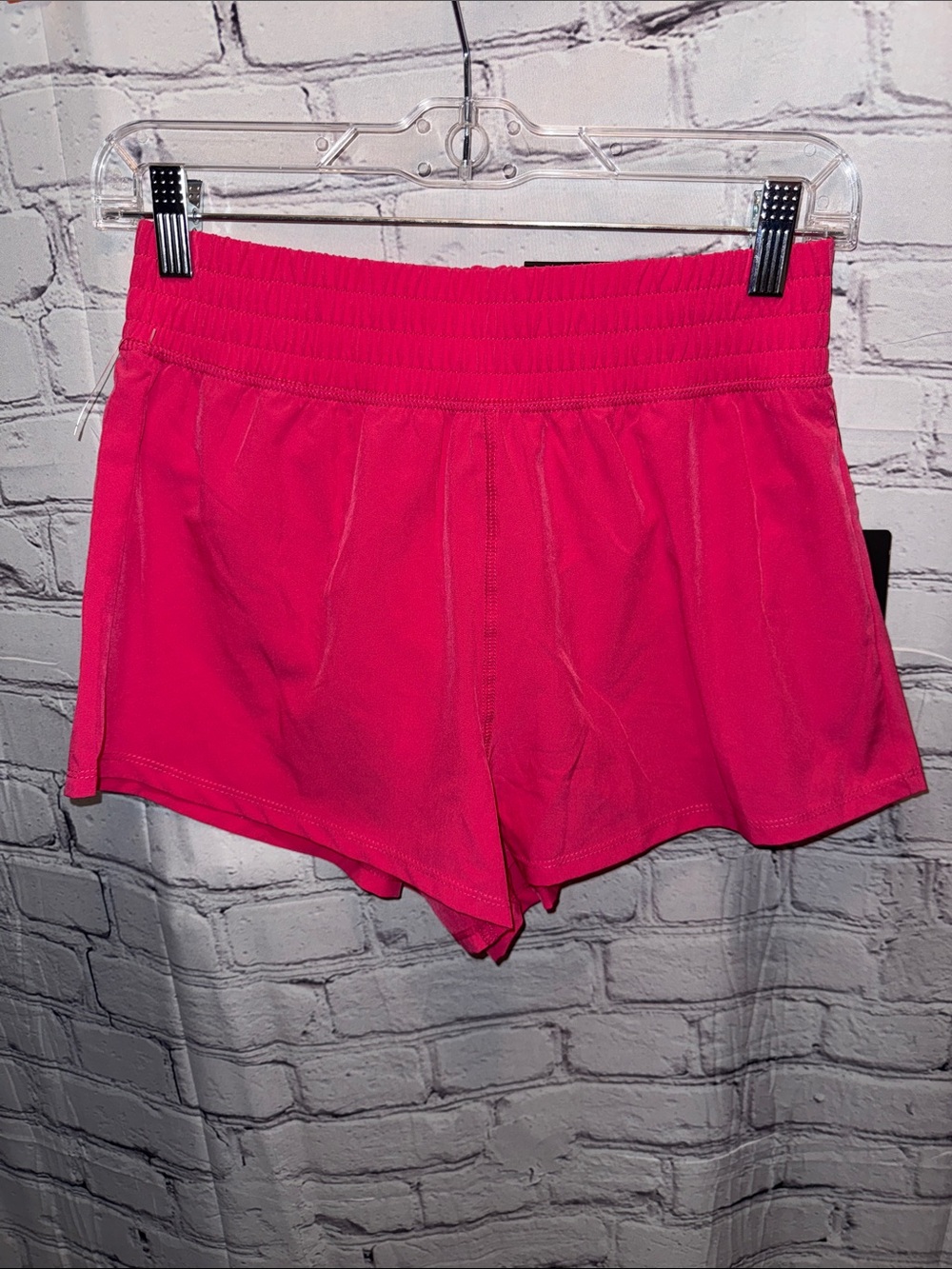 90 Degree By Reflex Hot Pink Athletic Shorts - Picture 2 of 9